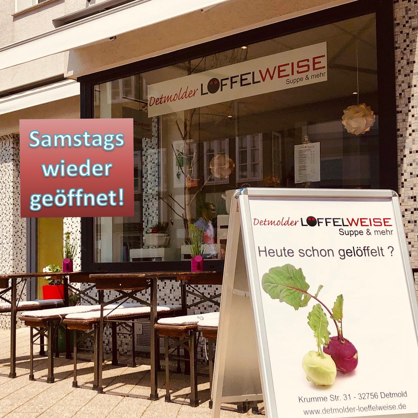Detmolder Löffelweise, herzlich Willkommen in der Krummen Straße